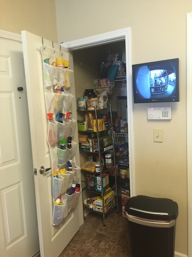 Pantry closet & Viden Door Monitor